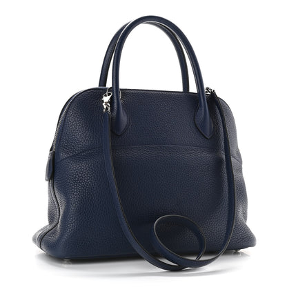 Hermes Taurillon Clemence Bolide 31 Bleu Saphir 2 of 13