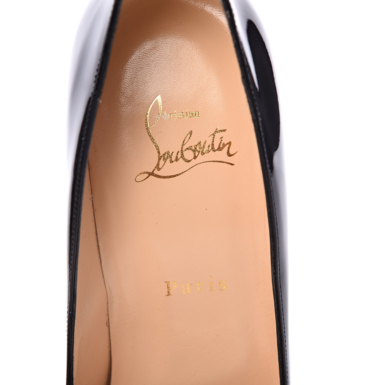Christian Louboutin Patent Ron Ron 100 Pumps 39 Black 6 of 13