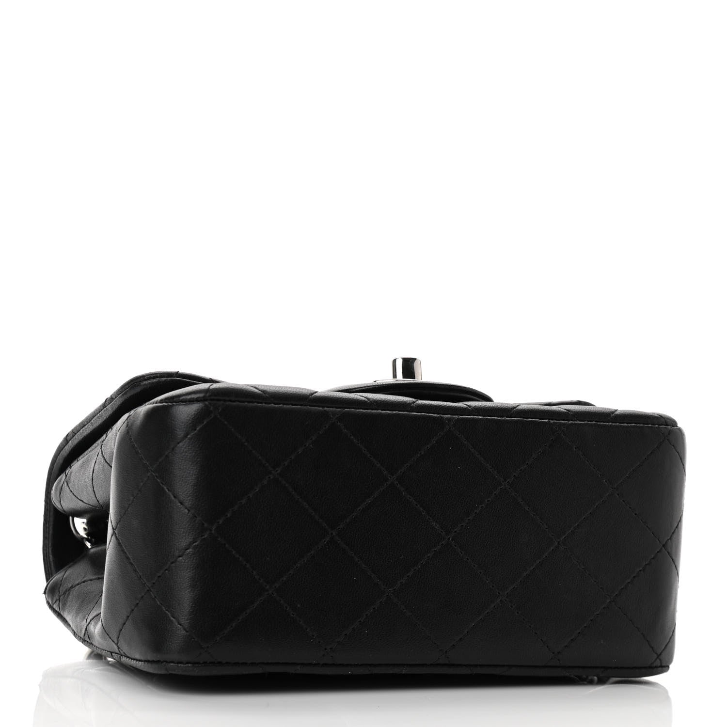 Chanel Lambskin Quilted Mini Square Flap Black 4 of 10