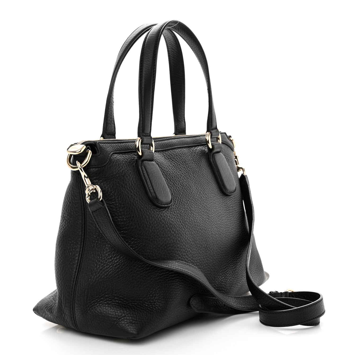 Gucci Cellarius Calfskin Small Soho Top Handle Satchel Black 3 of 11