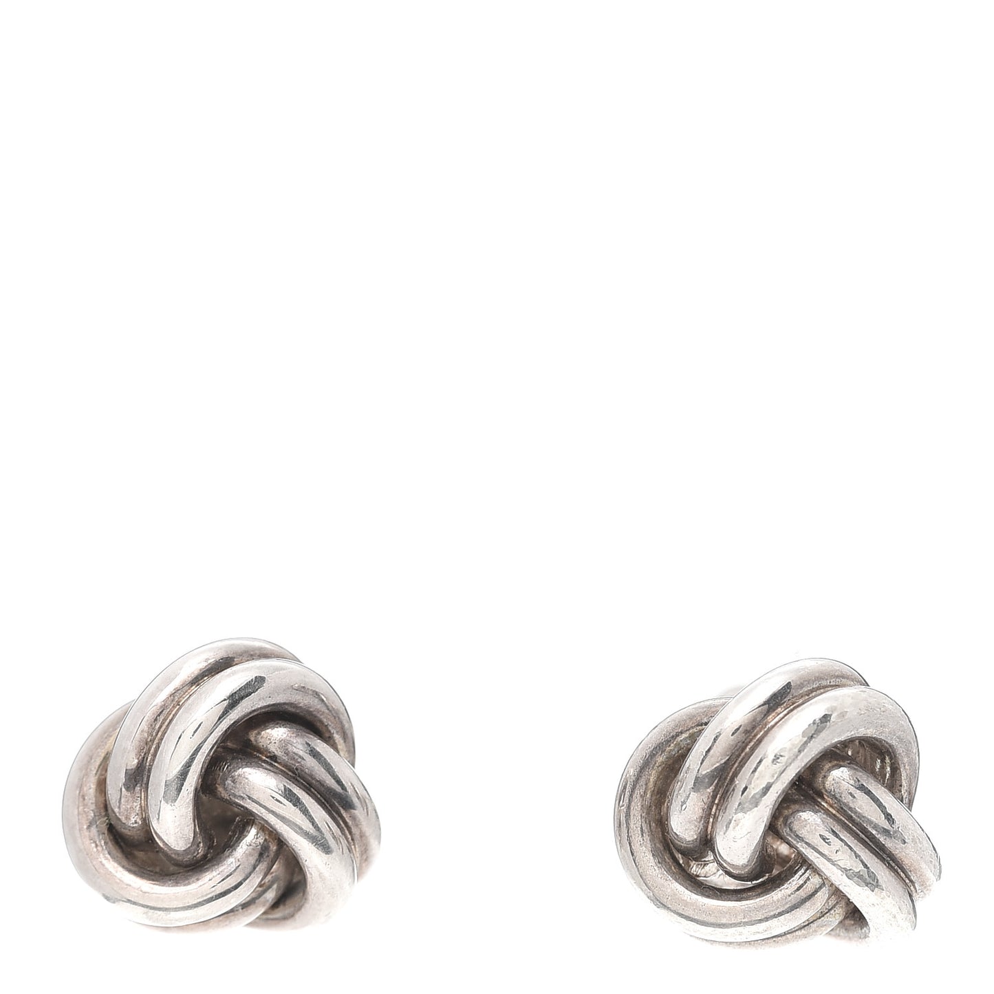 Sterling Silver Double Knot Cufflinks