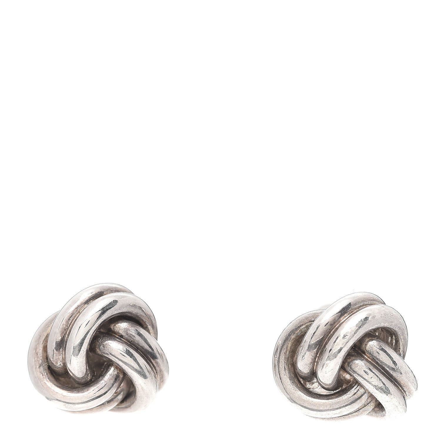 Tiffany Sterling Silver Double Knot Cufflinks 1 of 5
