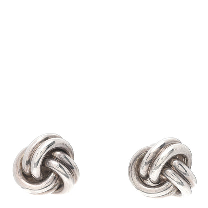 Tiffany Sterling Silver Double Knot Cufflinks 1 of 5