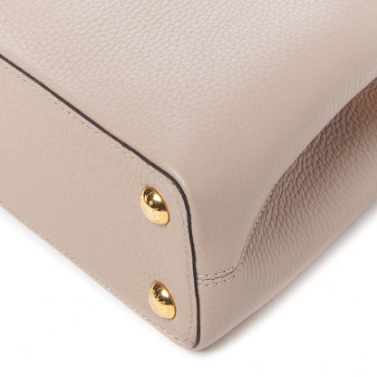 Louis Vuitton Taurillon Capucines BB Galet 5 of 9