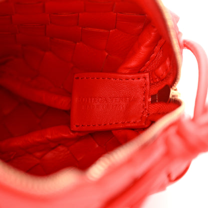 Bottega Veneta Nappa Intrecciato Mini Loop Camera Bag Apple Candy 6 of 9