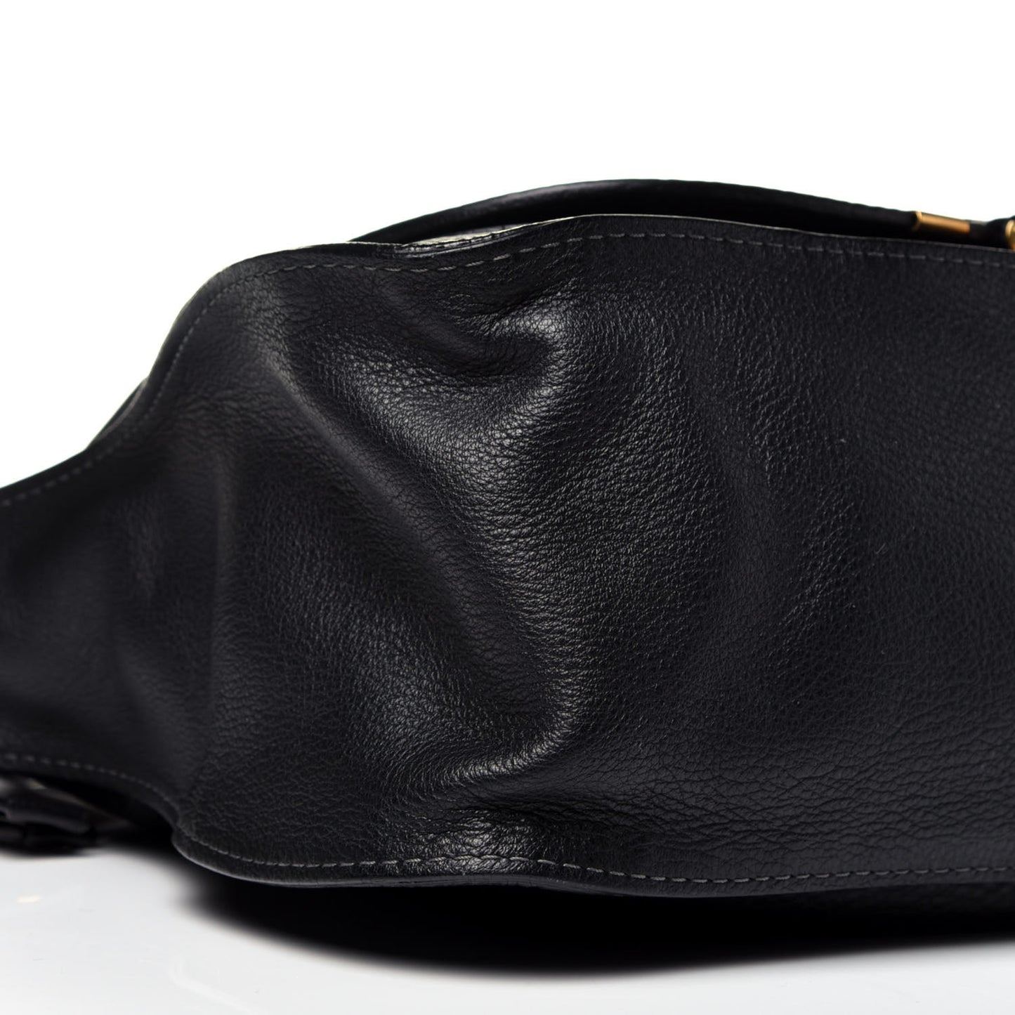 Calfskin Medium Marcie Satchel Black