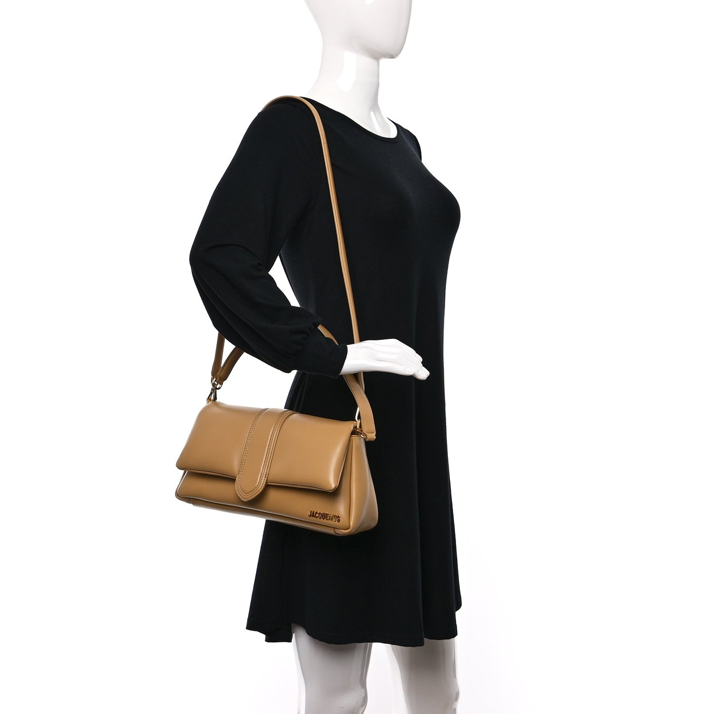 Padded Lambskin Le Bambimou Camel