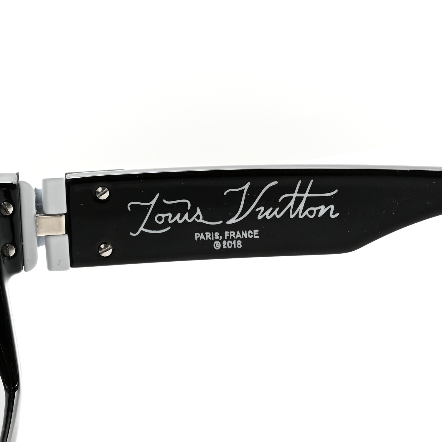 Louis Vuitton Acetate Metal 1.1 Millionaires Sunglasses Z1689W Black 5 of 8