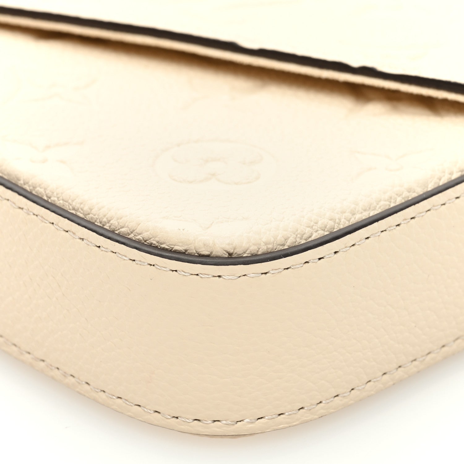 Louis Vuitton Empreinte Pochette Felicie Chain Wallet Cream 10 of 10
