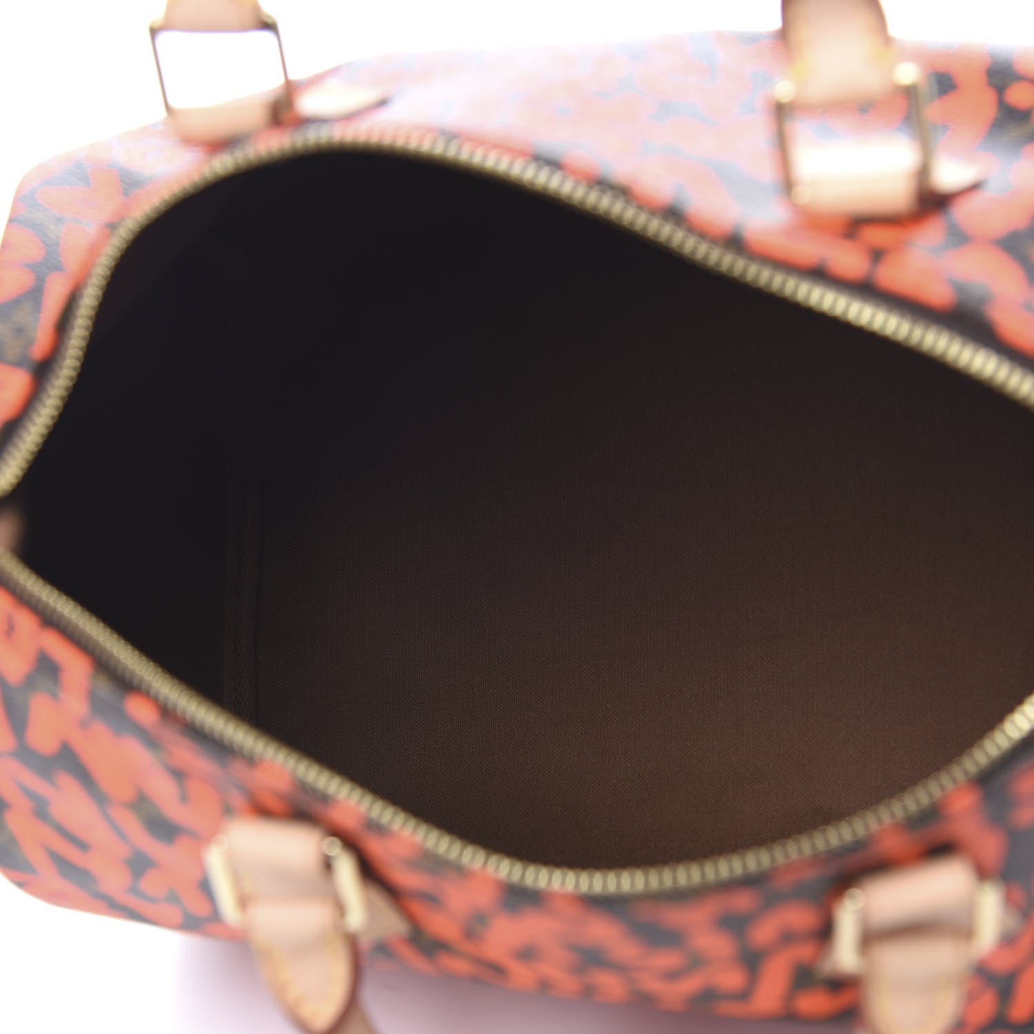 Louis Vuitton Monogram Graffiti Speedy 30 Orange 4 of 9