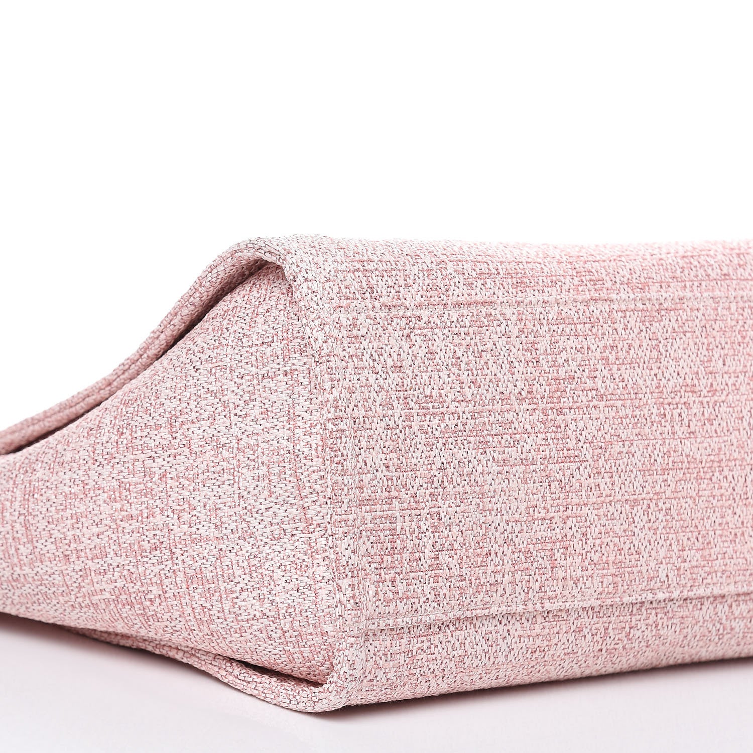 Chanel Straw Lurex Large Deauville Tote Pink 8 of 10