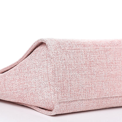 Chanel Straw Lurex Large Deauville Tote Pink 8 of 10