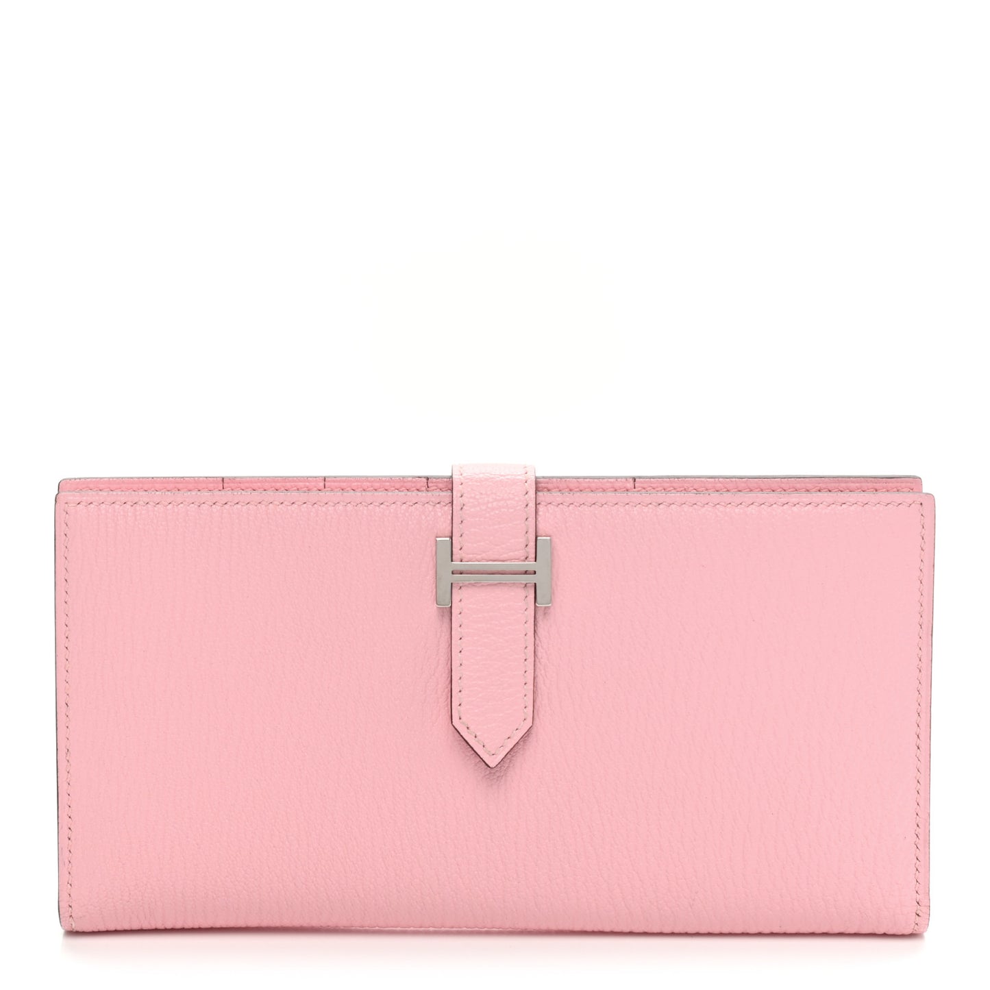 Chevre Mysore Bearn Gusset Wallet Rose Sakura