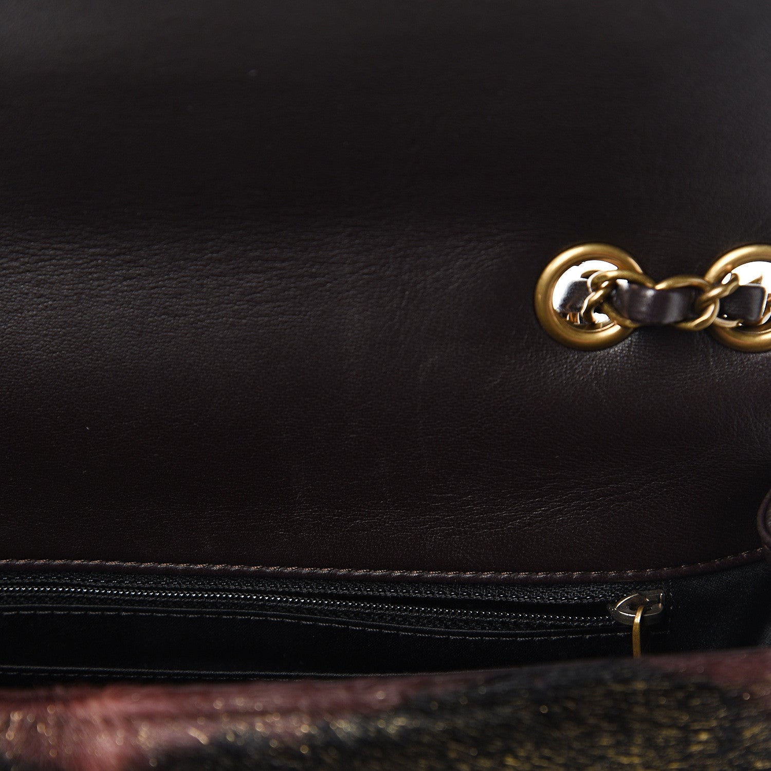 Chanel Pony Hair Lambskin Medium Paris Dallas Single Flap Gold 7 of 10