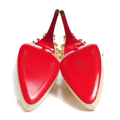 Christian Louboutin Patent Mad Mary 120 Pumps 40.5 Off White 6 of 7