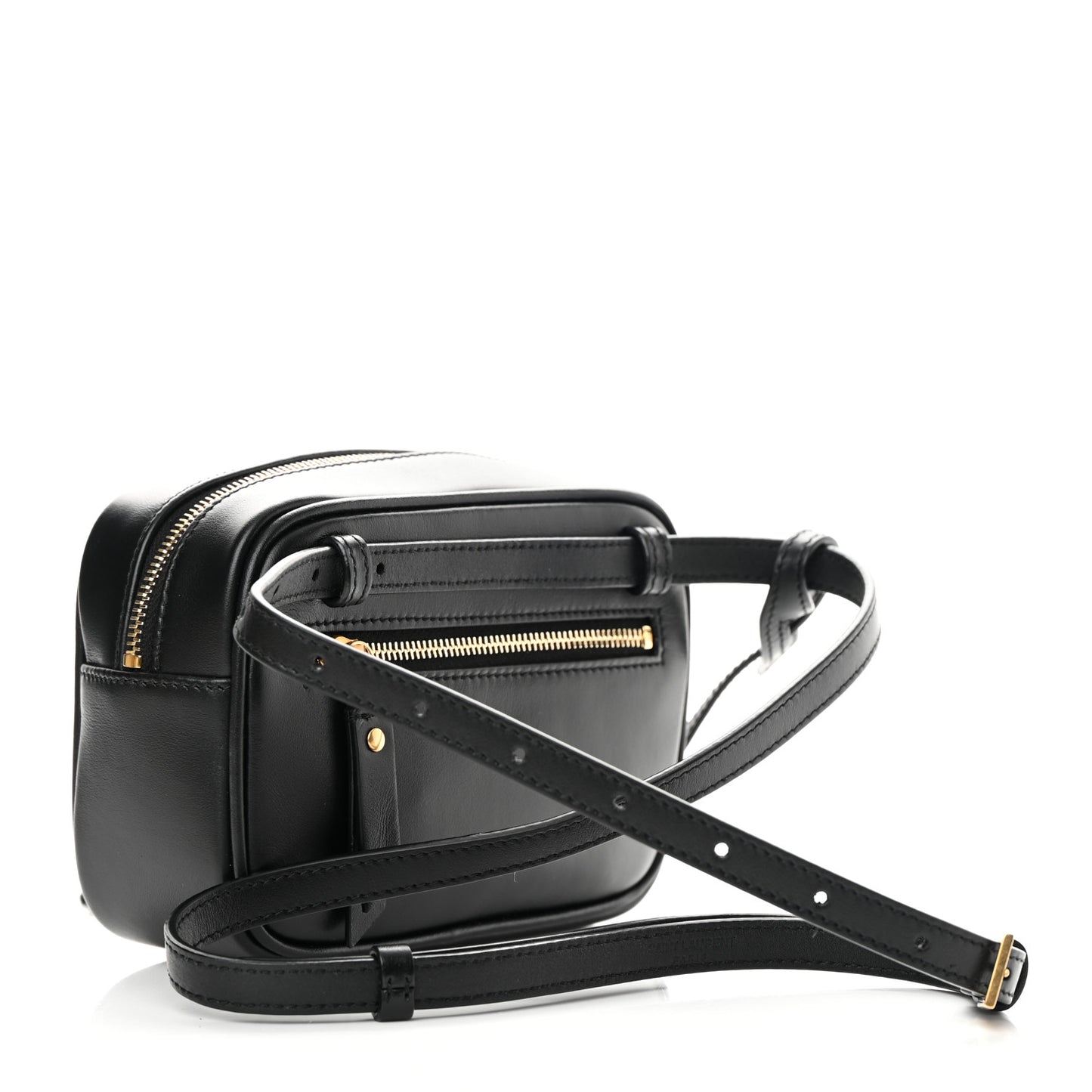 Calfskin Matelasse Monogram Lou Belt Bag Black