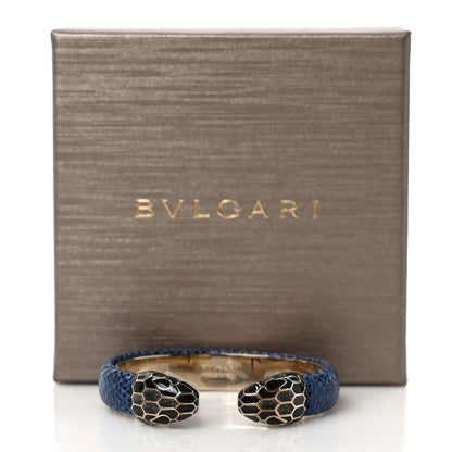 Bulgari Metallic Karung Serpenti Forever Bracelet Midnight Sapphire 6 of 6