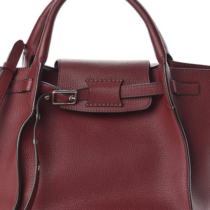 Celine Supple Grained Calfskin Small Long Strap Big Bag Light Burgundy 6 of 8