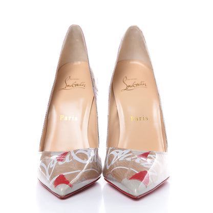 Christian Louboutin PVC Loubi Print So Kate 120 Pumps 36.5 Kraft 2 of 8