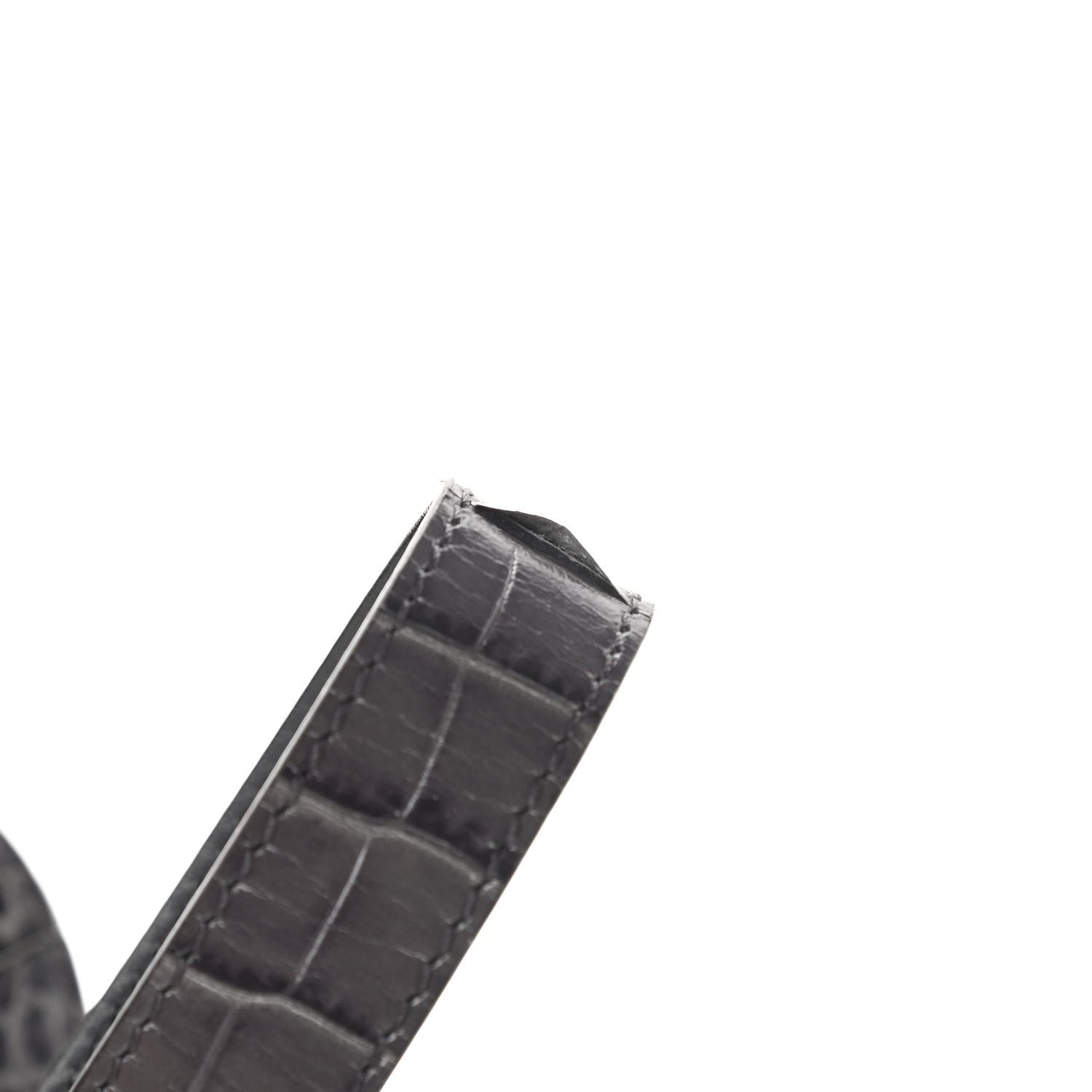 Givenchy Calfskin Crocodile Embossed Mini Antigona Storm Grey 10 of 10