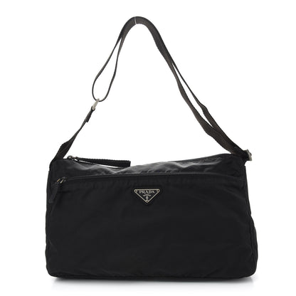 Prada Nylon Tessuto Messenger Bag Black 1 of 7