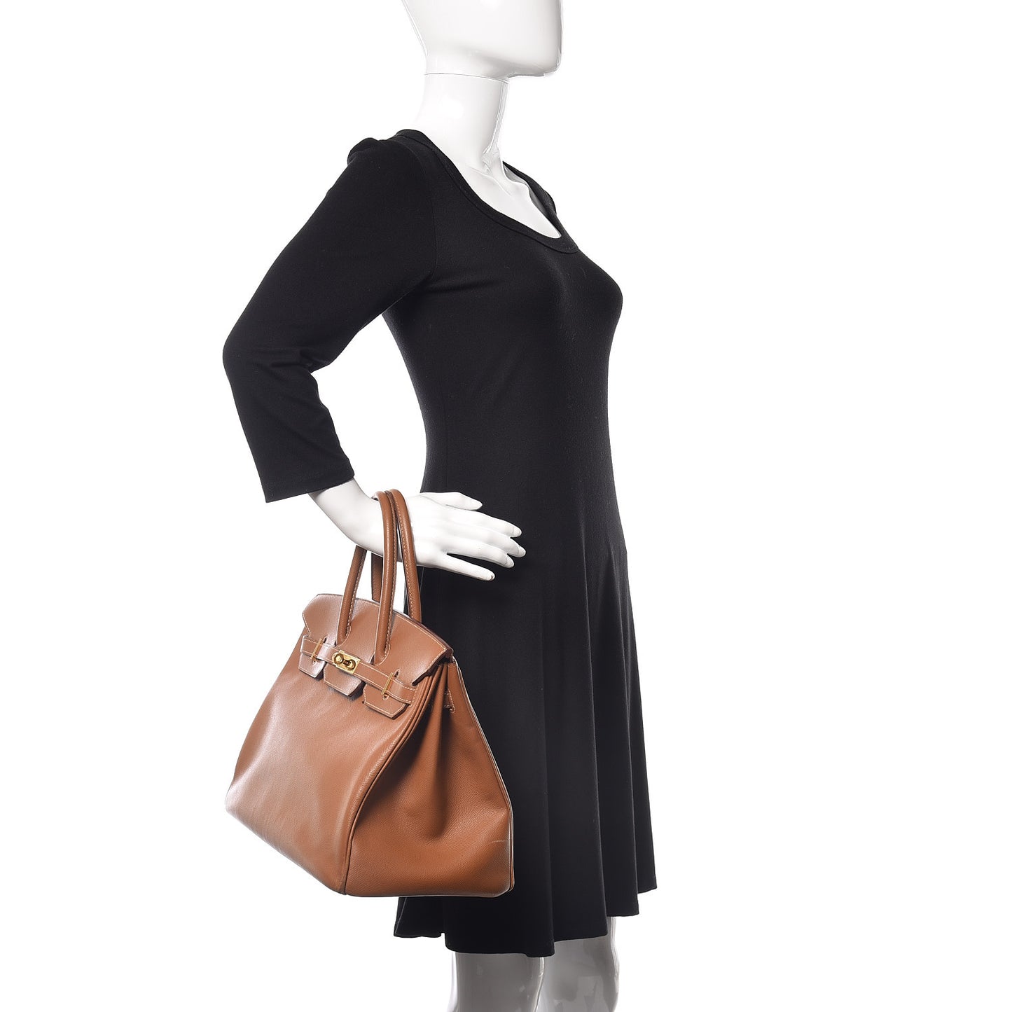 Epsom Birkin 35 Gold