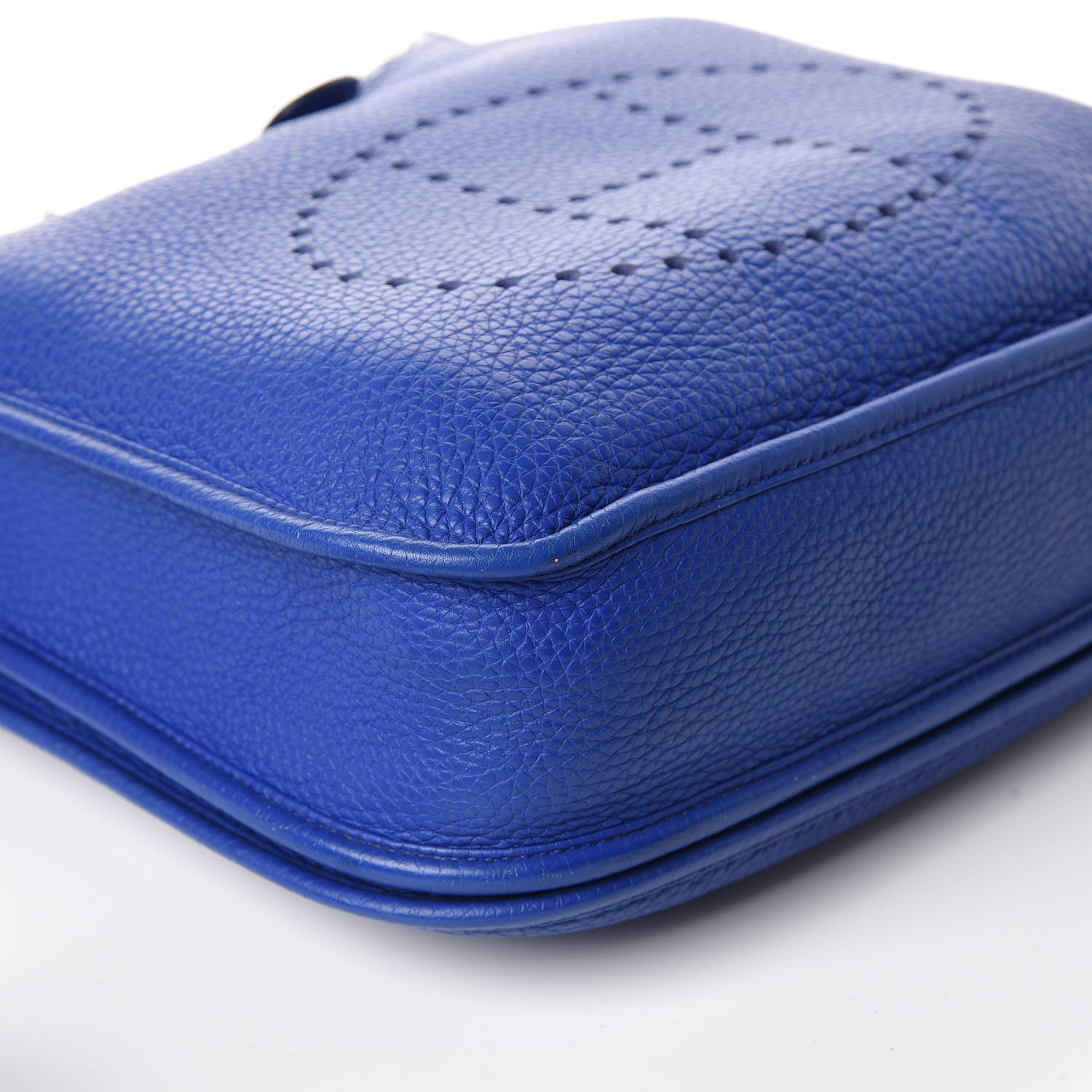 Hermes Taurillon Clemence Evelyne III PM Bleu Electrique 13 of 16