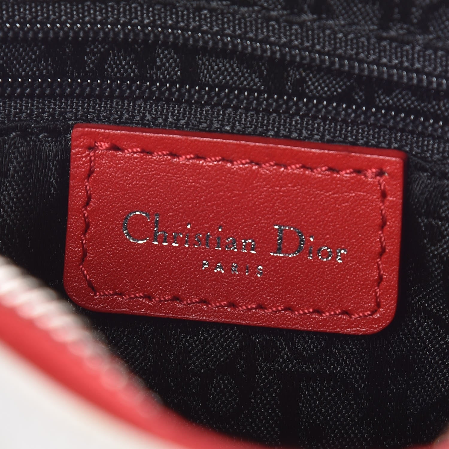 Christian Dior Canvas Hardcore Pierced Boston Black Red White 8 of 15