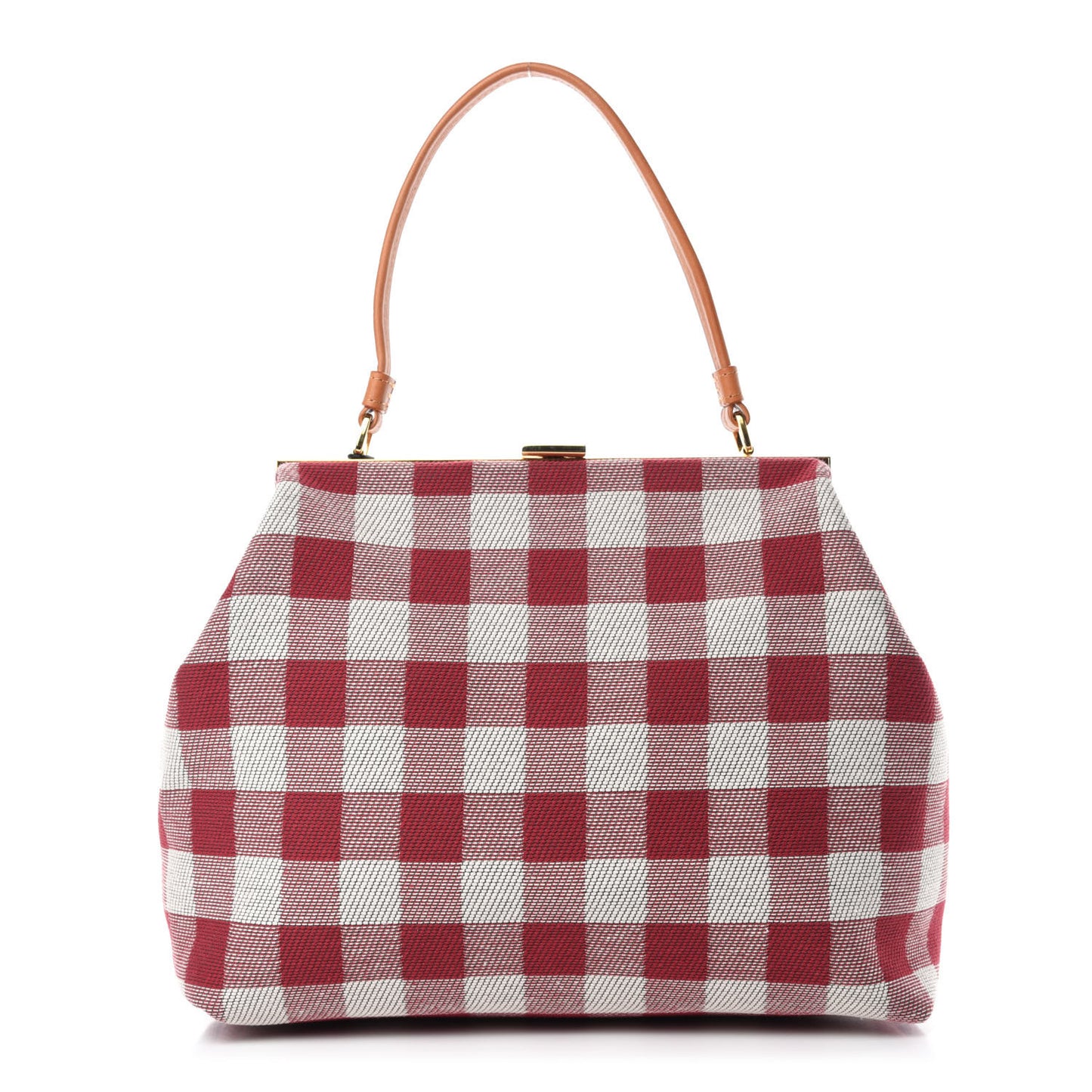 Checker Canvas Elegant Bag Flamma