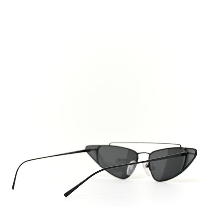Prada Cat Eye Sunglasses SPR 63U Black 4 of 7
