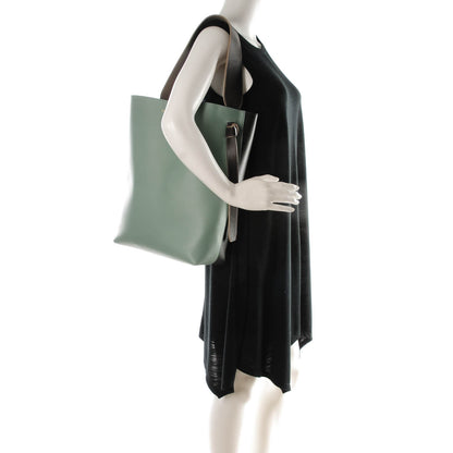 Celine Shiny Smooth Calfskin Small Twisted Cabas Jade Forest 2 of 7