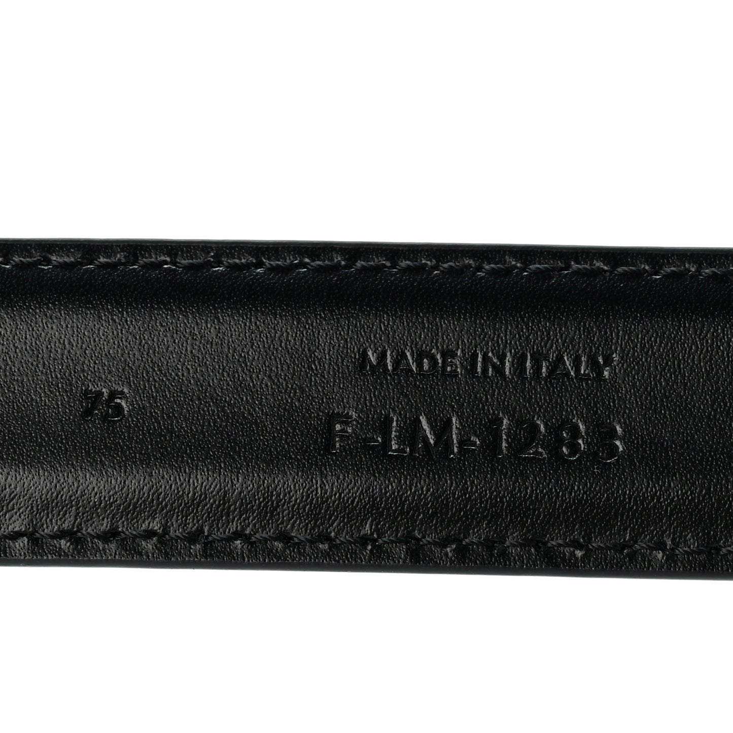 Box Calfskin Medium 25mm Triomphe Belt 75 30 Black