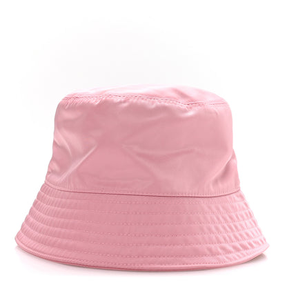 Prada Re-Nylon Metal Triangle Logo Womens Bucket Hat M Rosa 11 of 18