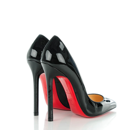 Christian Louboutin Patent Pigalle 120 Pumps 37 Black 4 of 7
