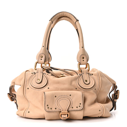 Chloe Calfskin Paddington Front Pocket Tote Creme 1 of 10