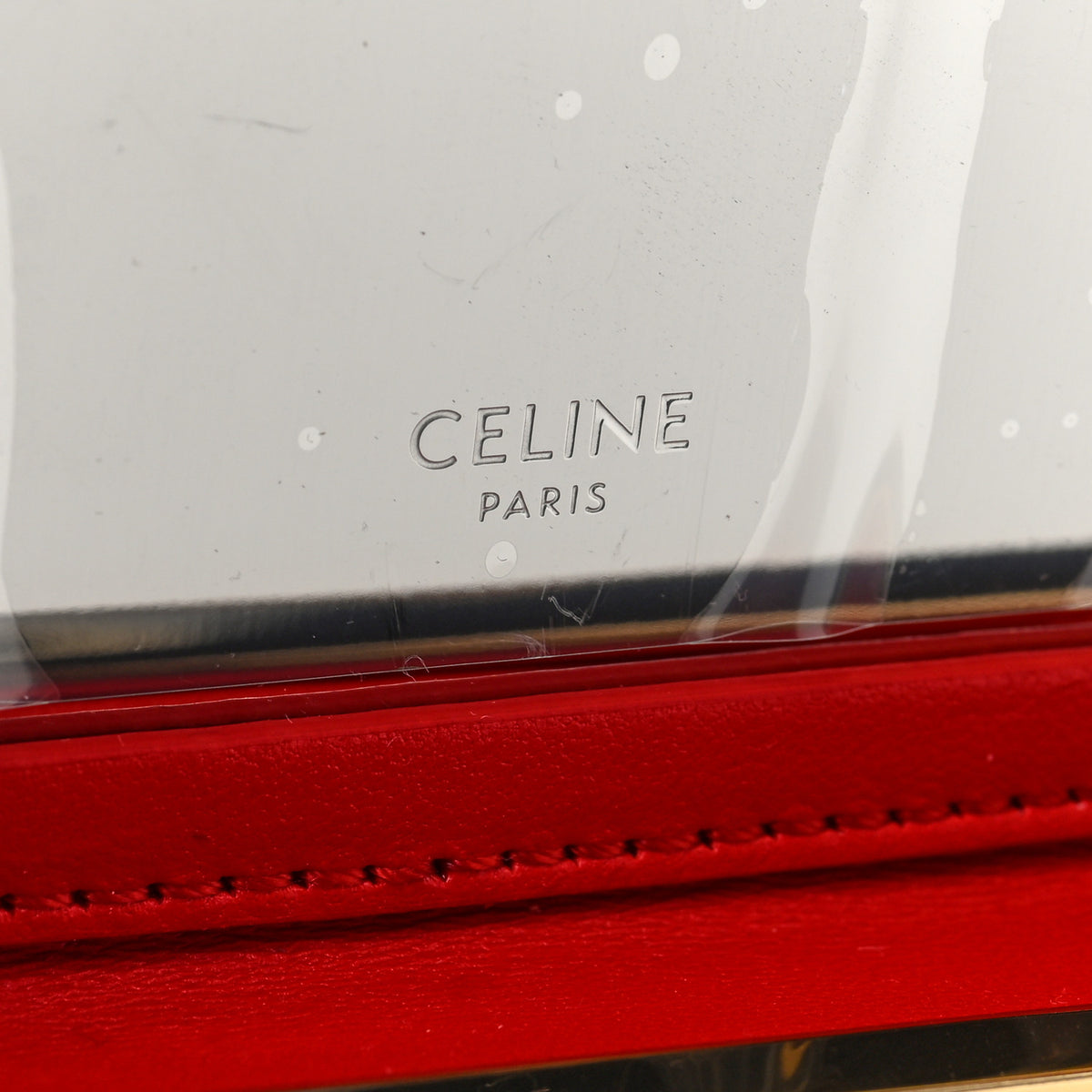 Celine Supple Calfskin Cube Frame Bag Syrah 6 of 10