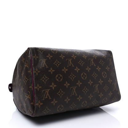 Louis Vuitton Monogram Totem Speedy 30 Magenta 4 of 7