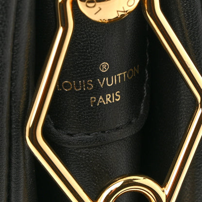 Louis Vuitton Lambskin Embossed Monogram Coussin PM Black 7 of 12