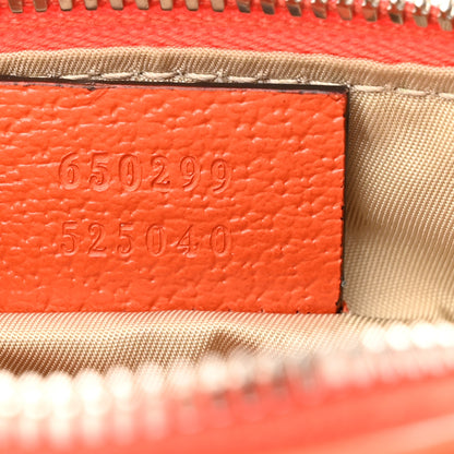 Gucci X THE NORTH FACE Monogram Textured Dollar Calfskin Embroidered Belt Bag Beige Ebony Mystic White Deep Orange 8 of 11