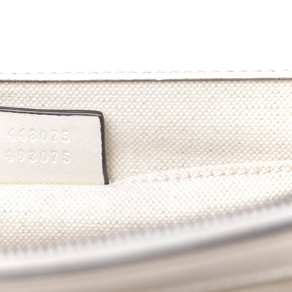 Gucci Calfskin Bamboo Web Medium Dionysus Top Handle Bag White Blue Hibiscus Red 7 of 13