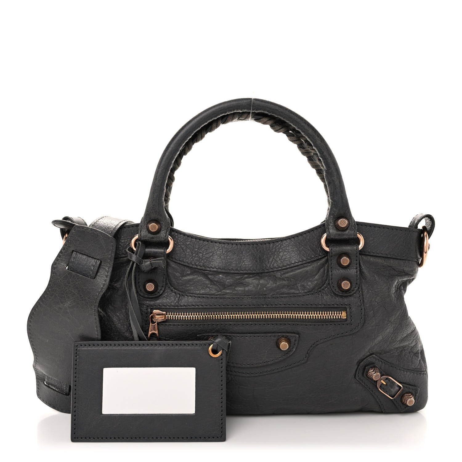 Balenciaga Agneau Giant 12 Rose Gold Hardware First Gris Tarmac 1 of 11