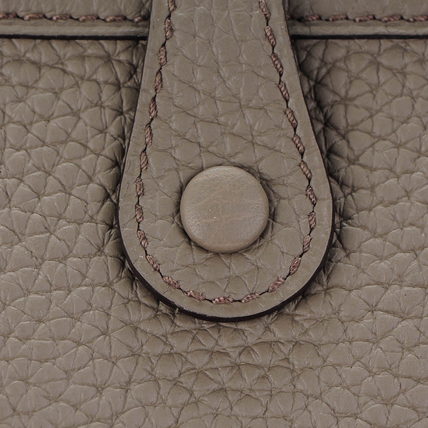 Hermes Taurillon Clemence Amazone Evelyne TPM Etain Cuivre 10 of 11