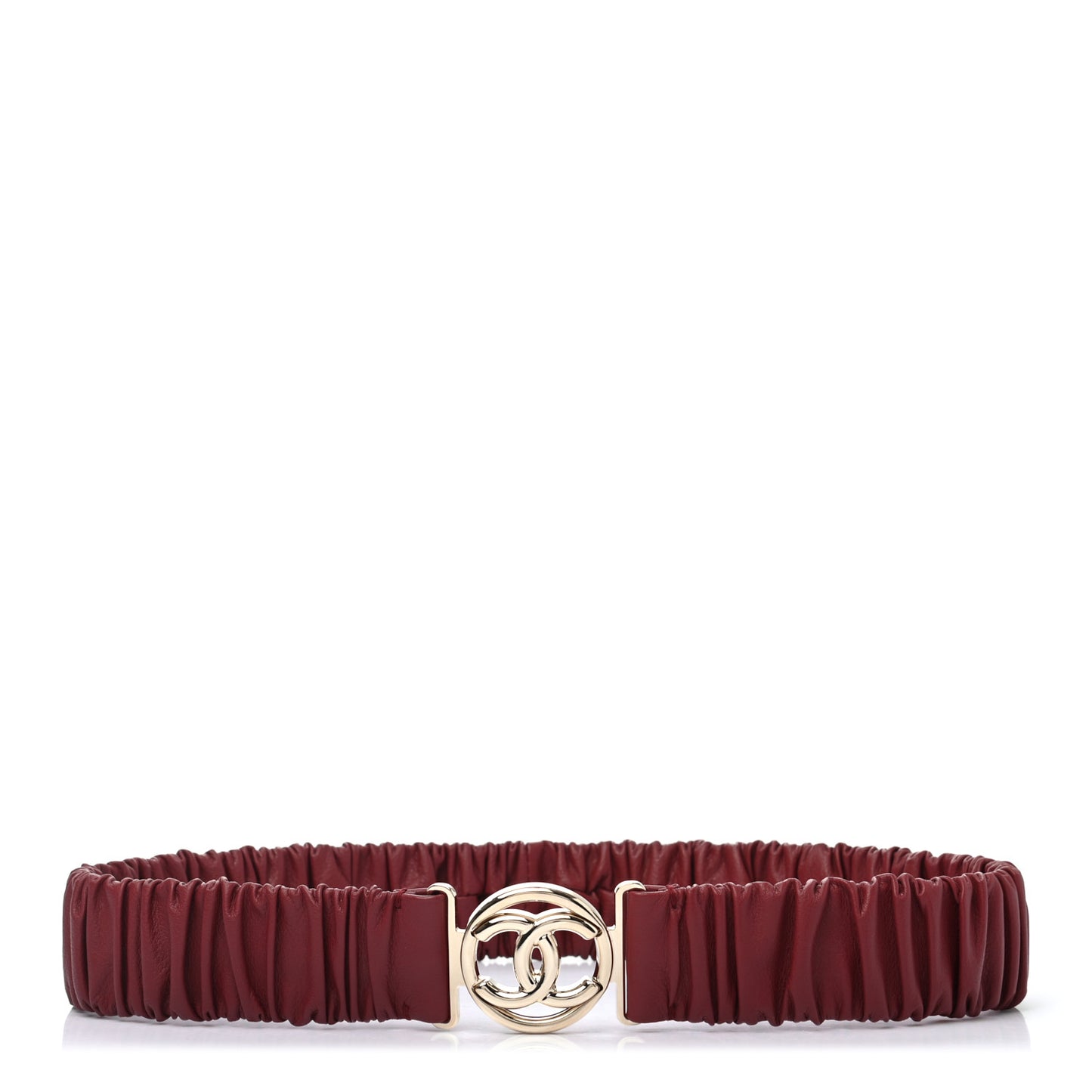 Lambskin CC Belt 75 30 Burgundy