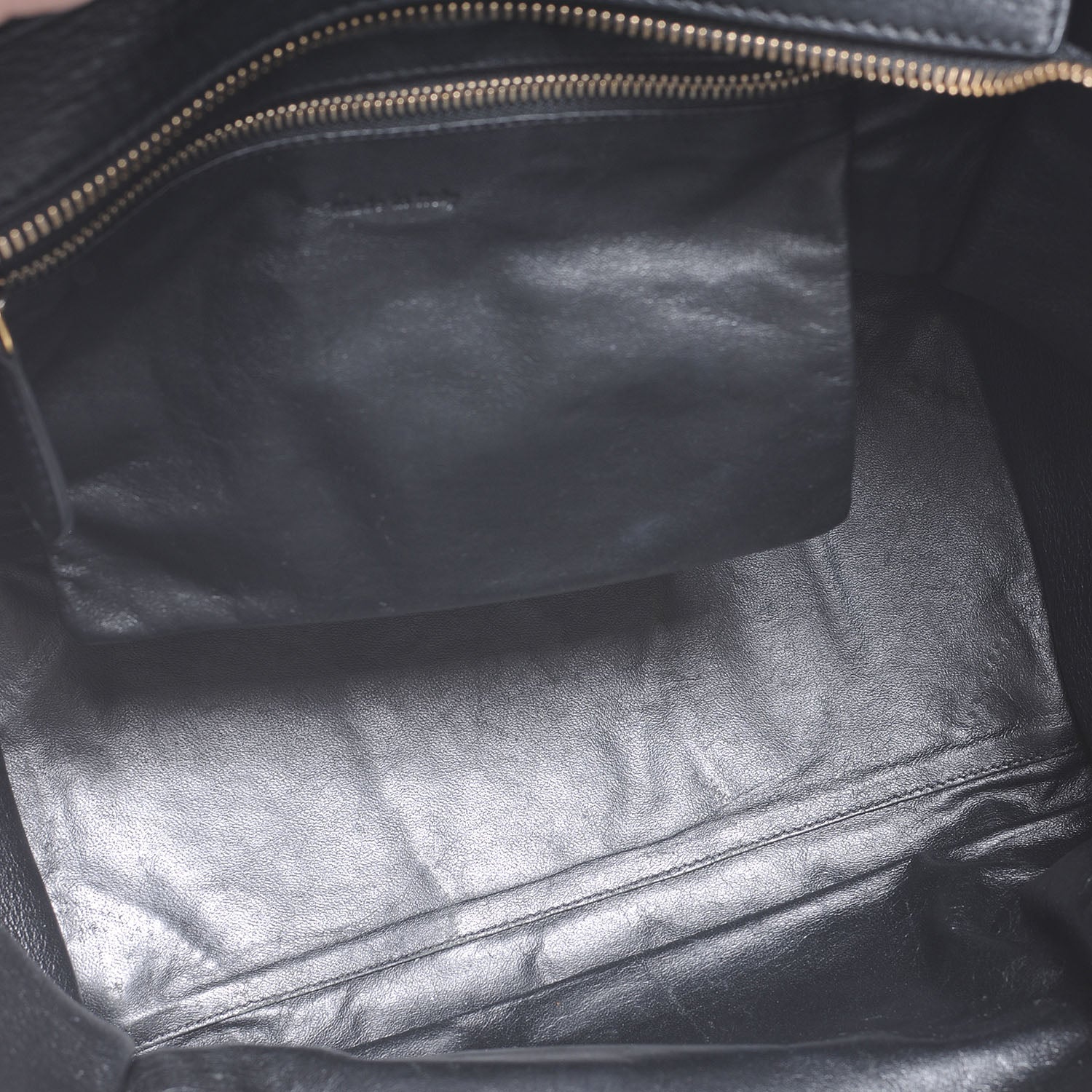 Celine Smooth Calfskin Mini Luggage Black 5 of 7