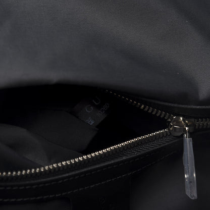 Gucci Soft GG Supreme Monogram Appia Calfskin Web Drawstring Backpack Black 7 of 10