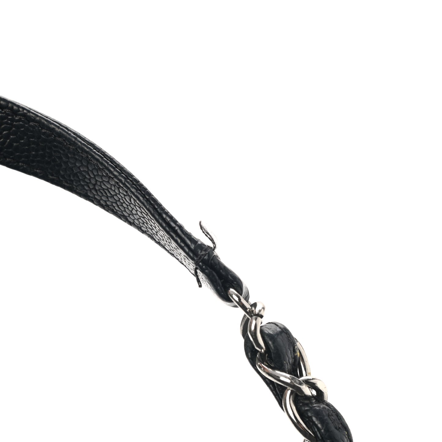 Caviar Quilted Medium Just Mademoiselle Black