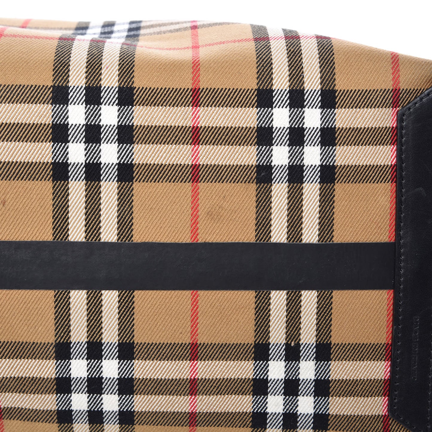 Vintage Check Medium The Giant Reversible Tote Antique Yellow Bright Red