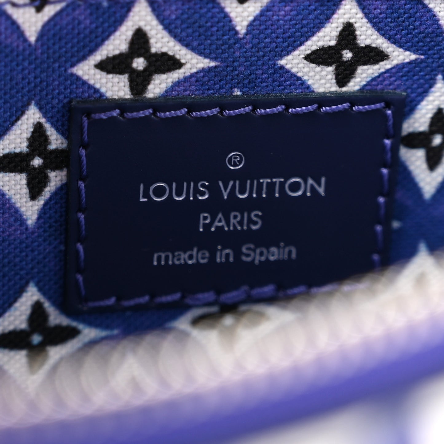 Monogram Giant By The Pool 2.0 Neverfull MM Pochette Blue