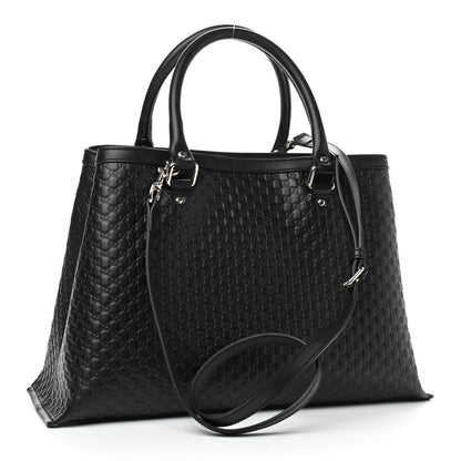 Gucci Soft Microguccissima Medium Tote Black 3 of 9