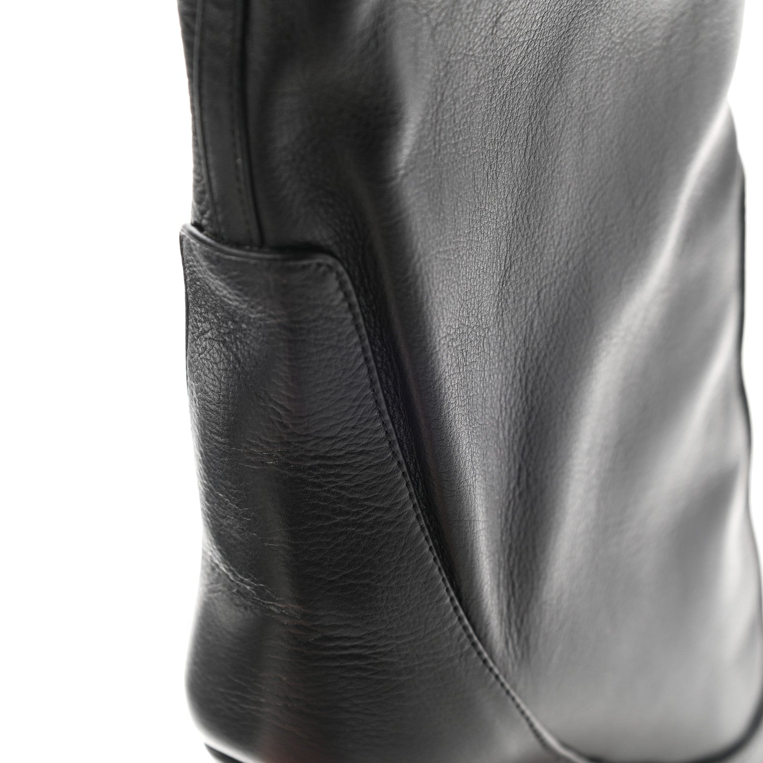 Jimmy Choo Calfskin Knee High Mavis 100 Boots 40.5 Black 10 of 15